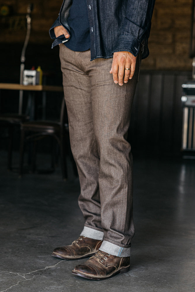 The Hammer Straight - Brown Raw 10.5oz Selvedge