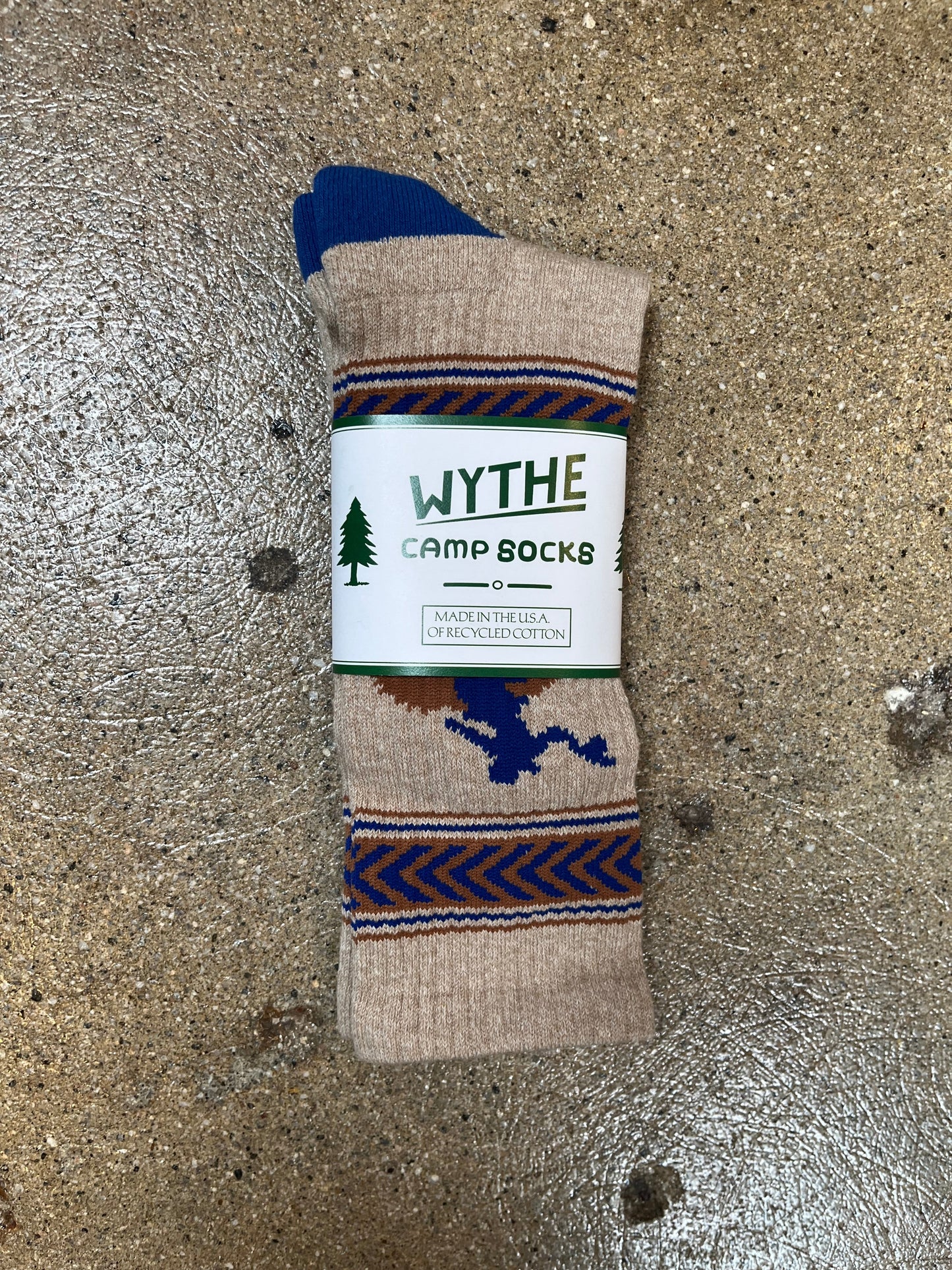 Bucking Bronc Recycled Cotton Camp Socks