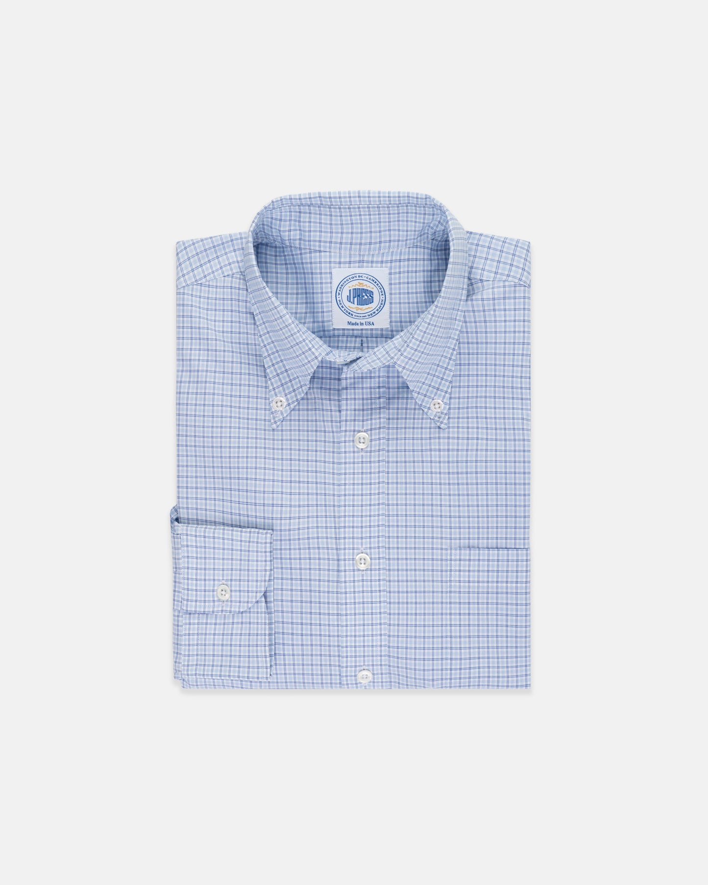 GOLD LABEL DRESS SHIRT - BLUE CHECK