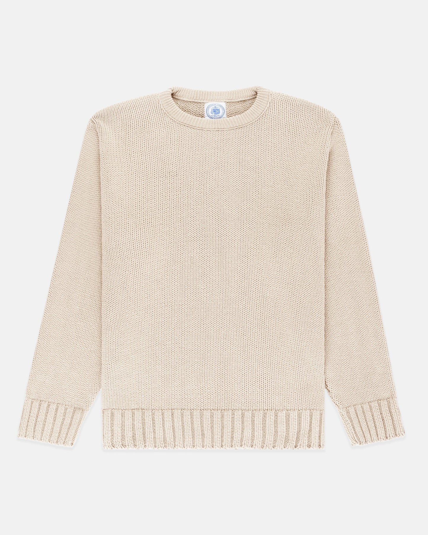NATURAL CHUNKY COTTON SWEATER