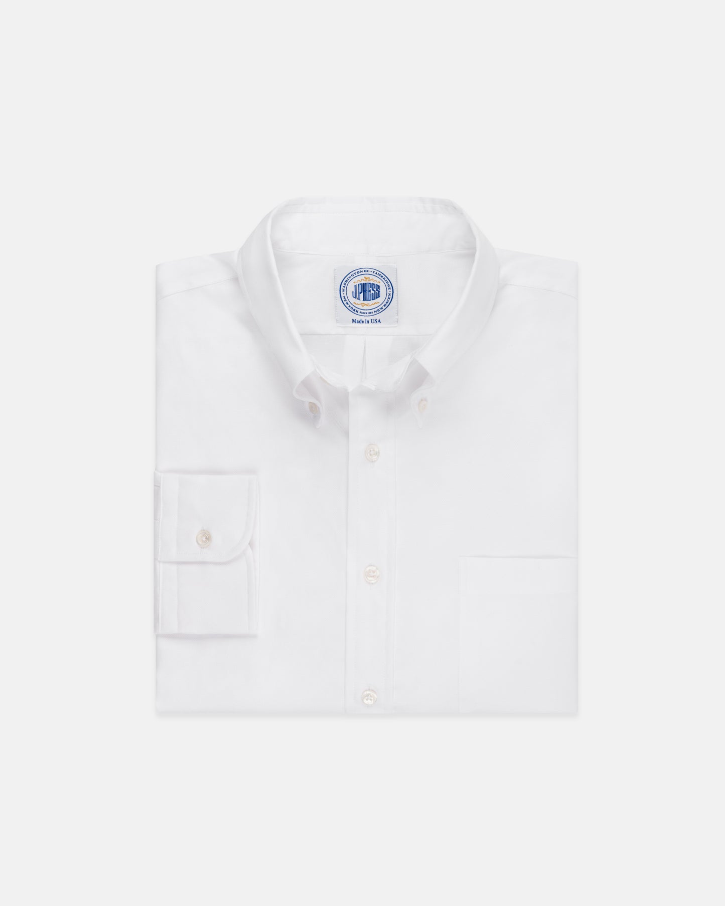 GOLD LABEL DRESS SHIRT - WHITE ROYAL OXFORD