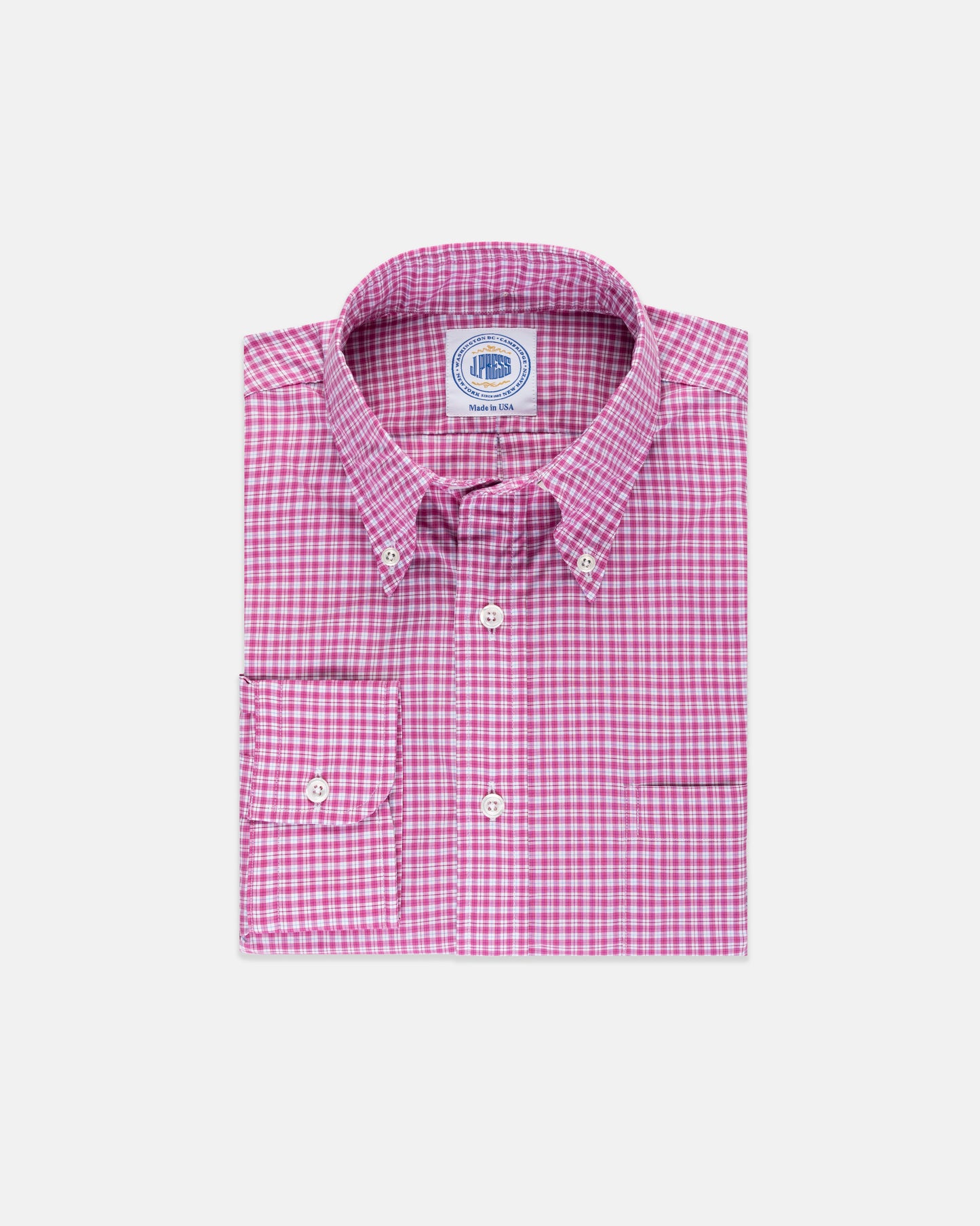 PINK/BLUE CHECK SHIRT