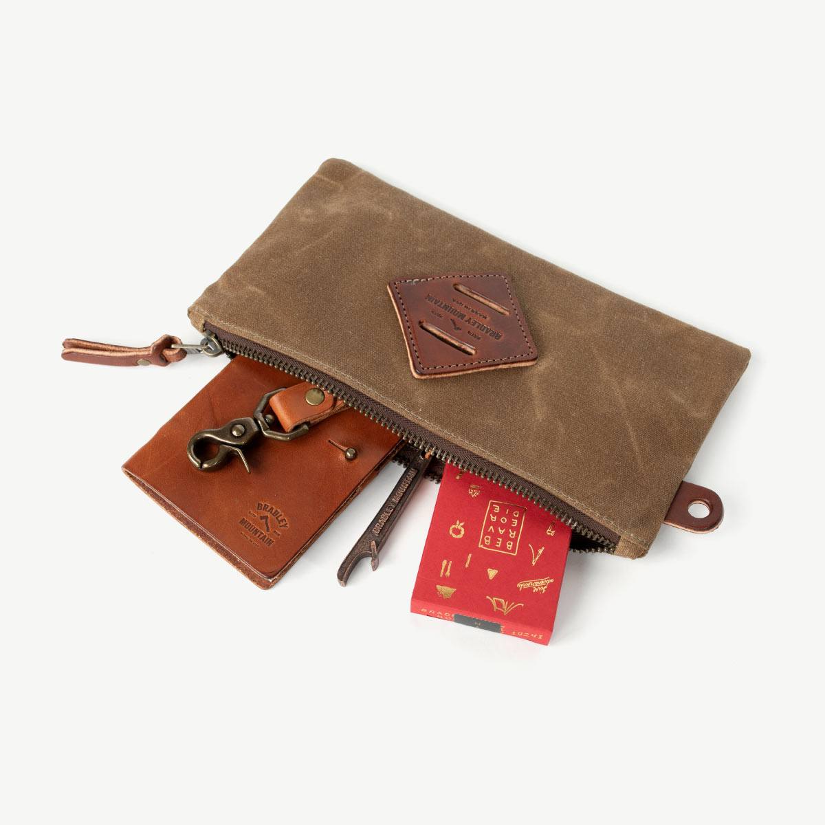 Zip Pouch - Brush Brown