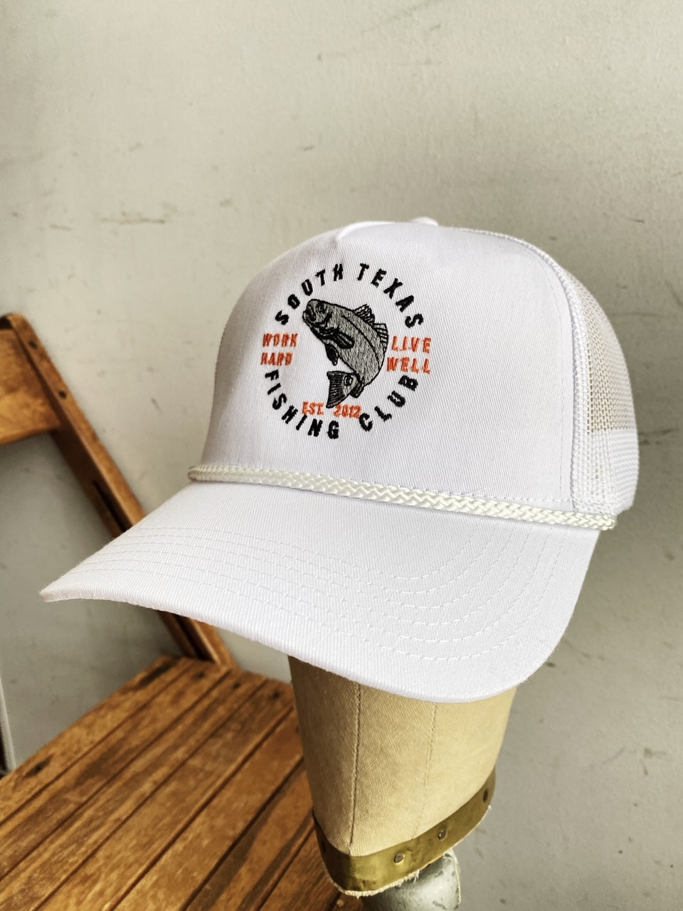 Embroidered Trucker Hat | South TX Fishing Club | Manready Mercantile
