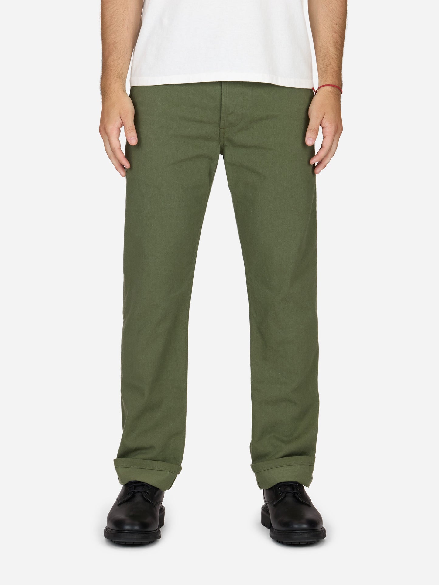 CH-55x ~ Olive Selvedge Chino