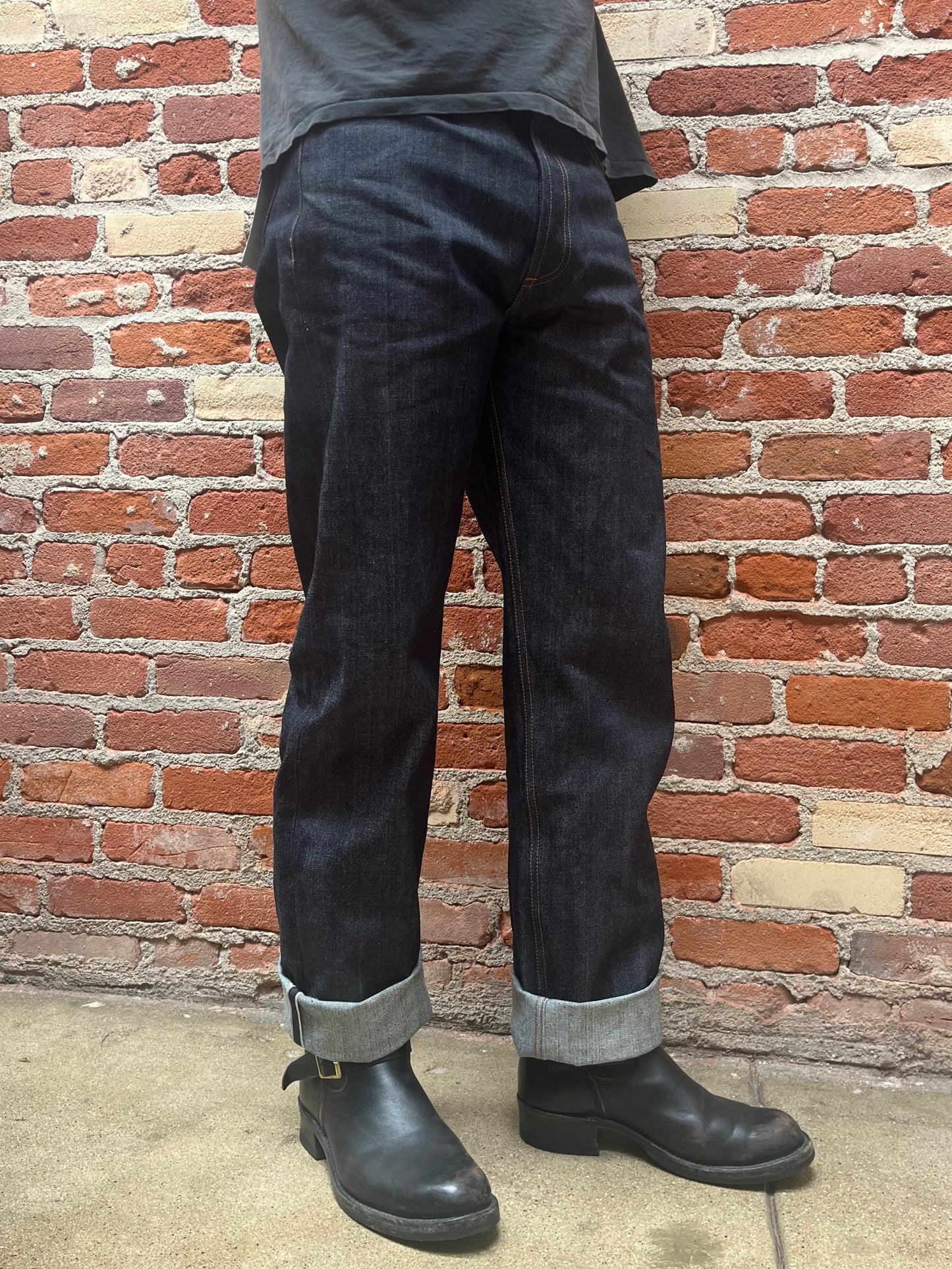 RS-100x Relaxed Straight Indigo Selvedge