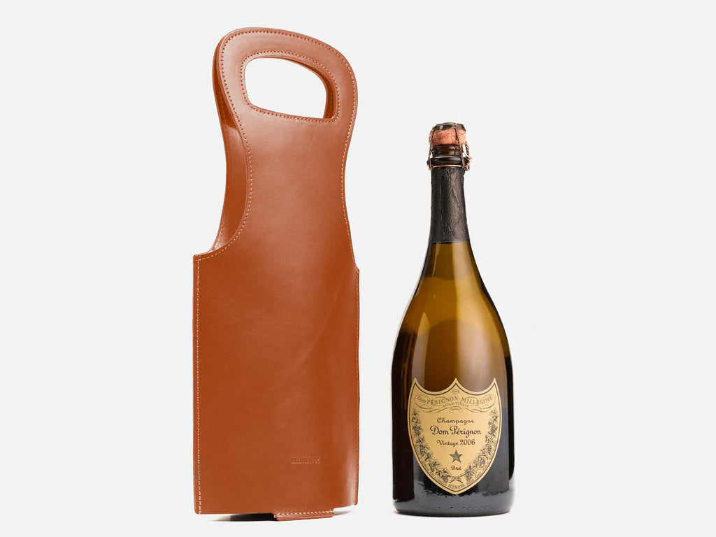 No. 520 Leather Wine Tote