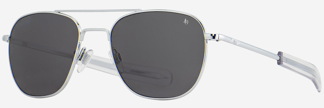 American Optical Original Air Force Pilot Sunglasses- SILVER Z99C019