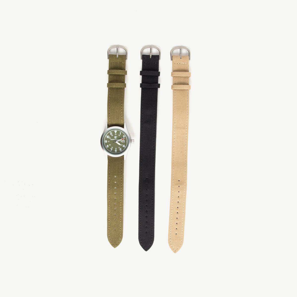 Military Watch - Silver / Drab