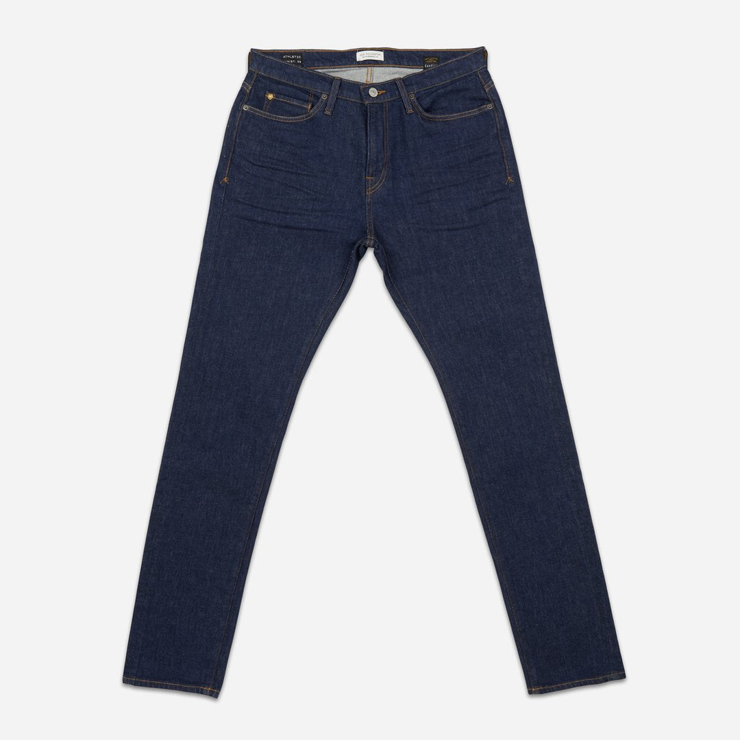 Athletic Taper Denim Jeans | Dark Clean | Ace Rivington