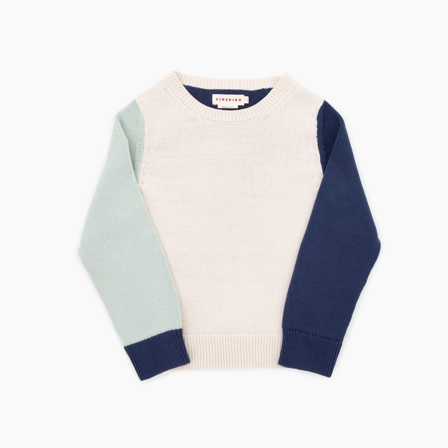 Asymmetric Colorblock Sweater