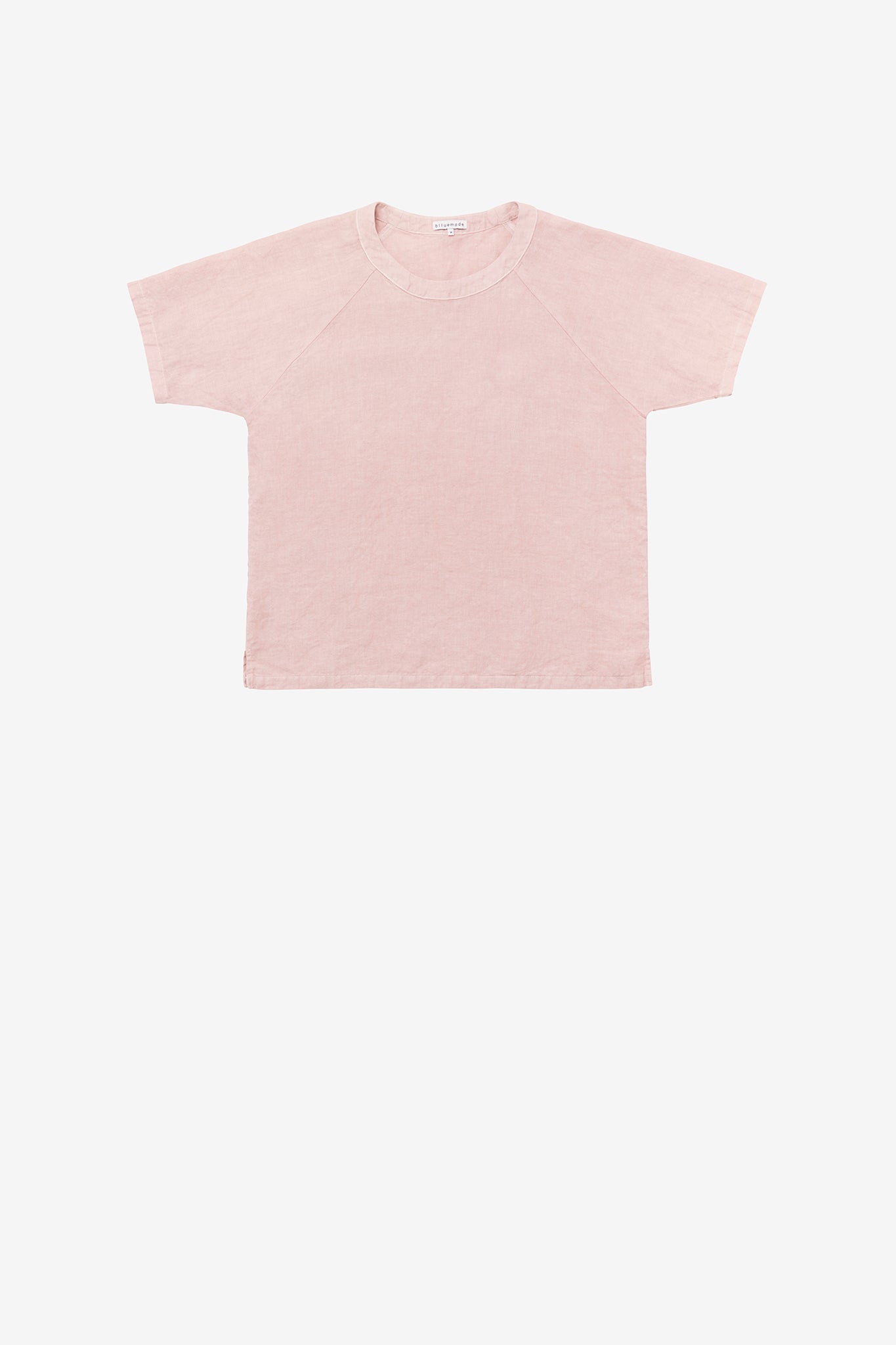 Linen raglan tee in Audrey Louise Reynolds pink
