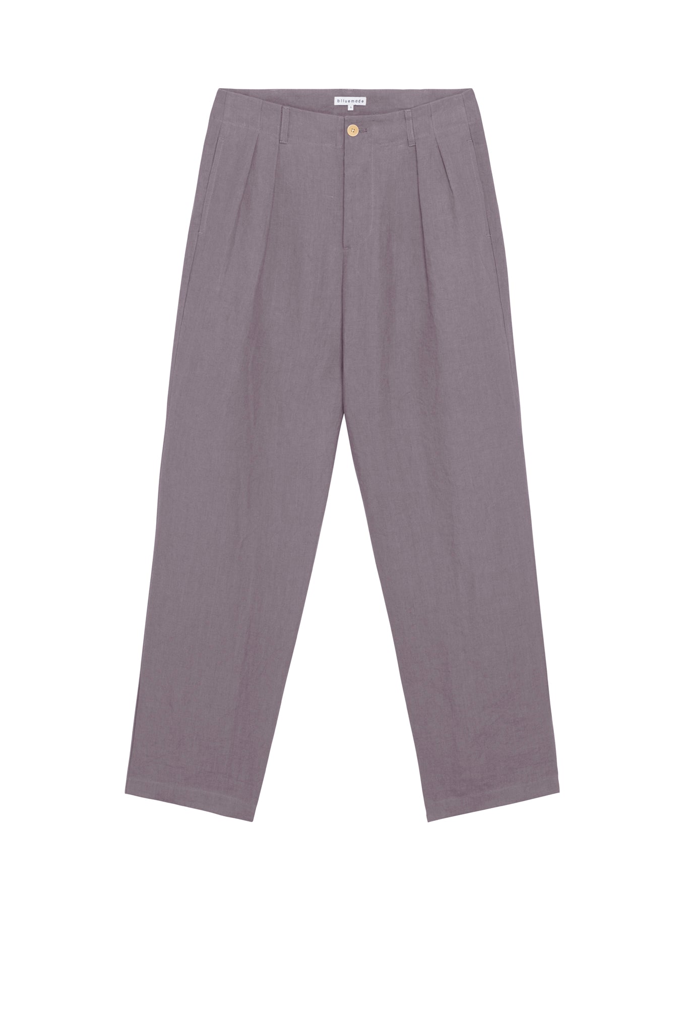 Double Pleat Pant in Koala Linen