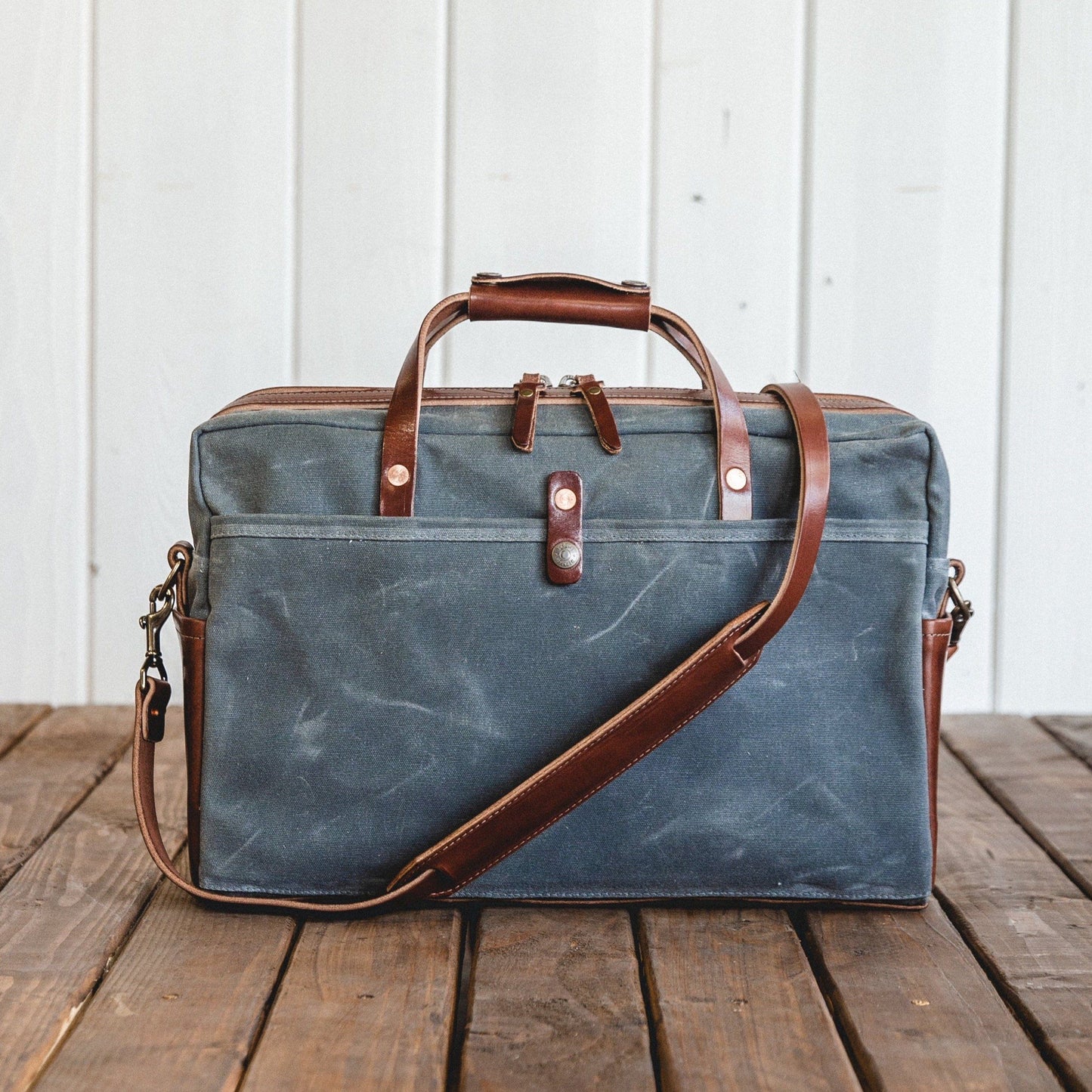 Courier Briefcase - Charcoal
