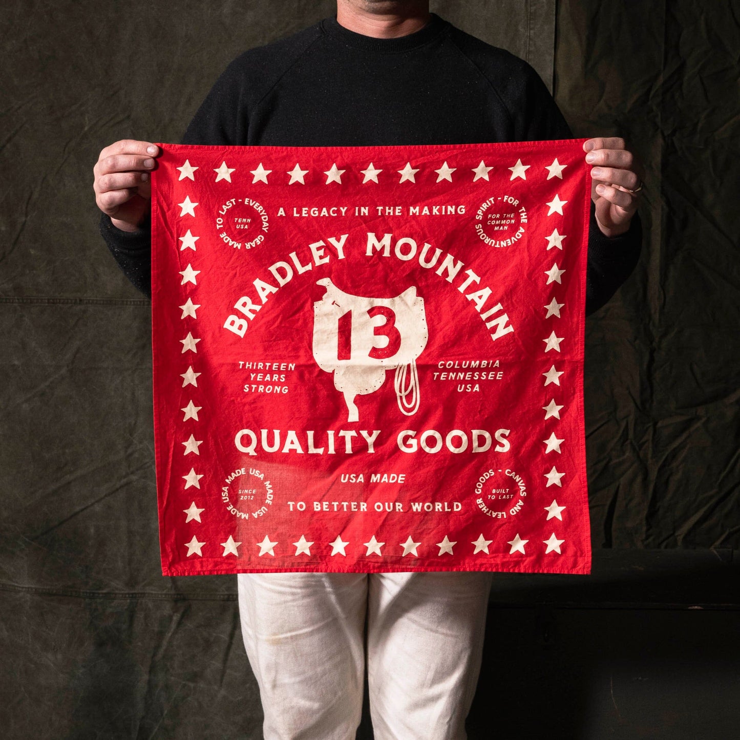 Quality Goods Bandana - Red