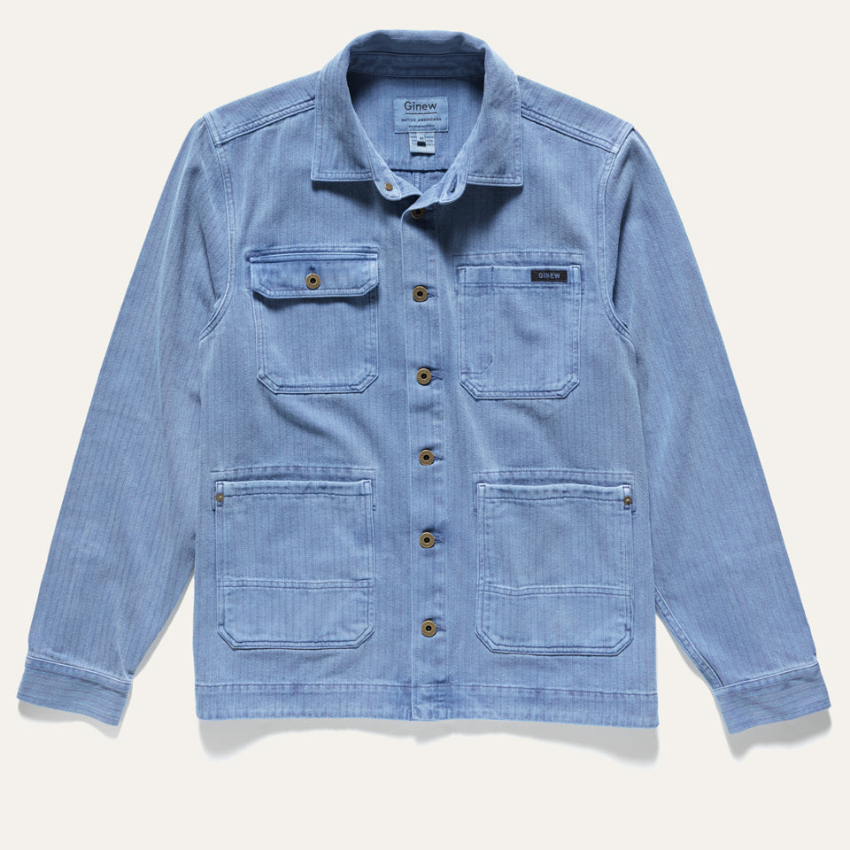 Barn Jacket Indigo Herringbone