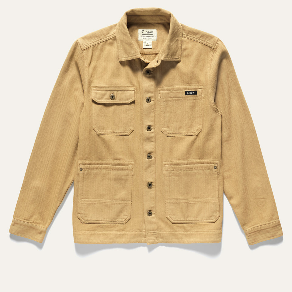 Barn Jacket Saddle Herringbone