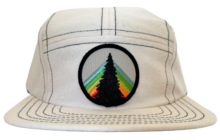 Redmond Five Panel Camp Cap / Rainbow Tree Patch
