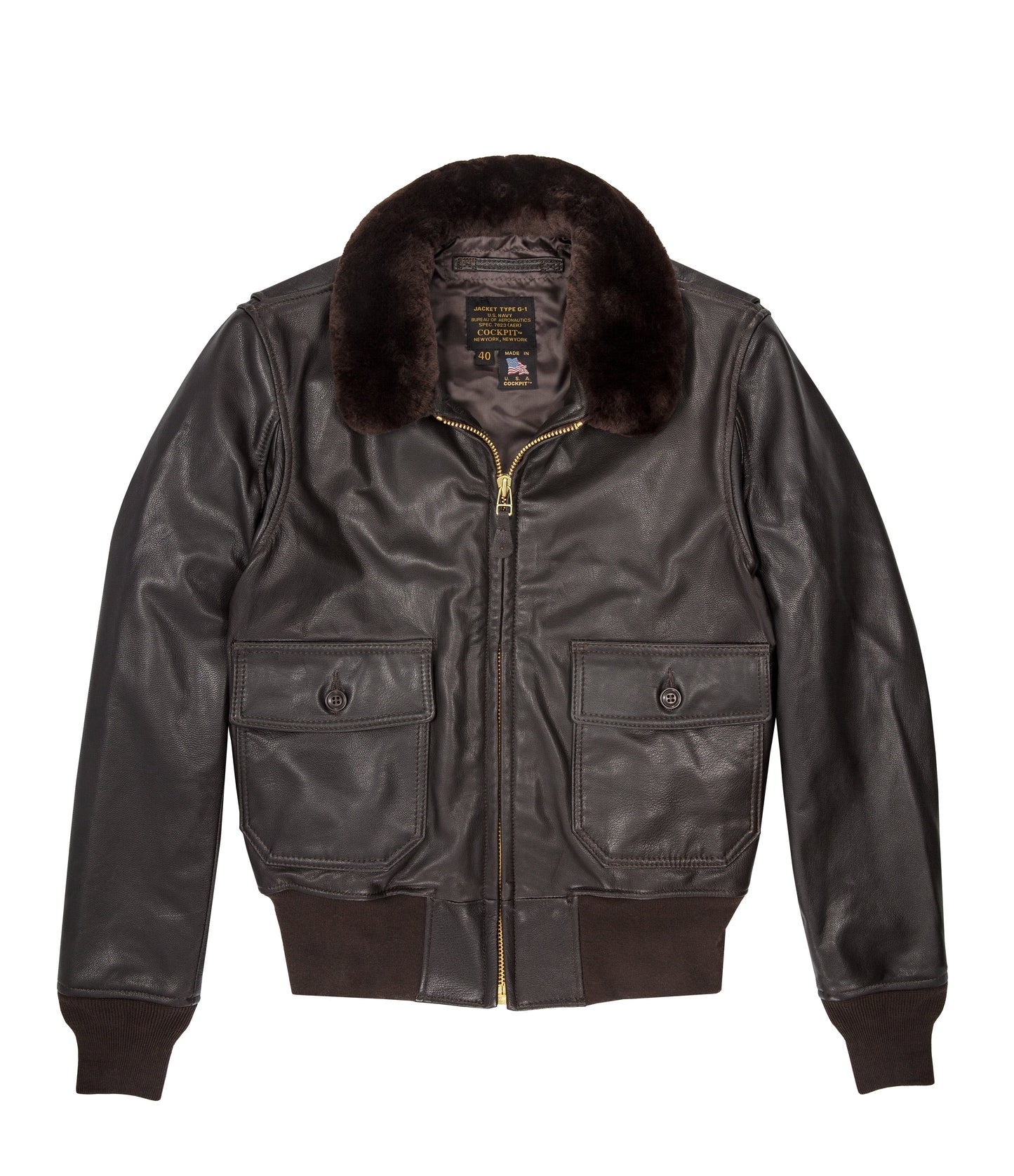 U.S. Navy Issue Mil Spec G-1 Jacket LONG/TALL Z2108L