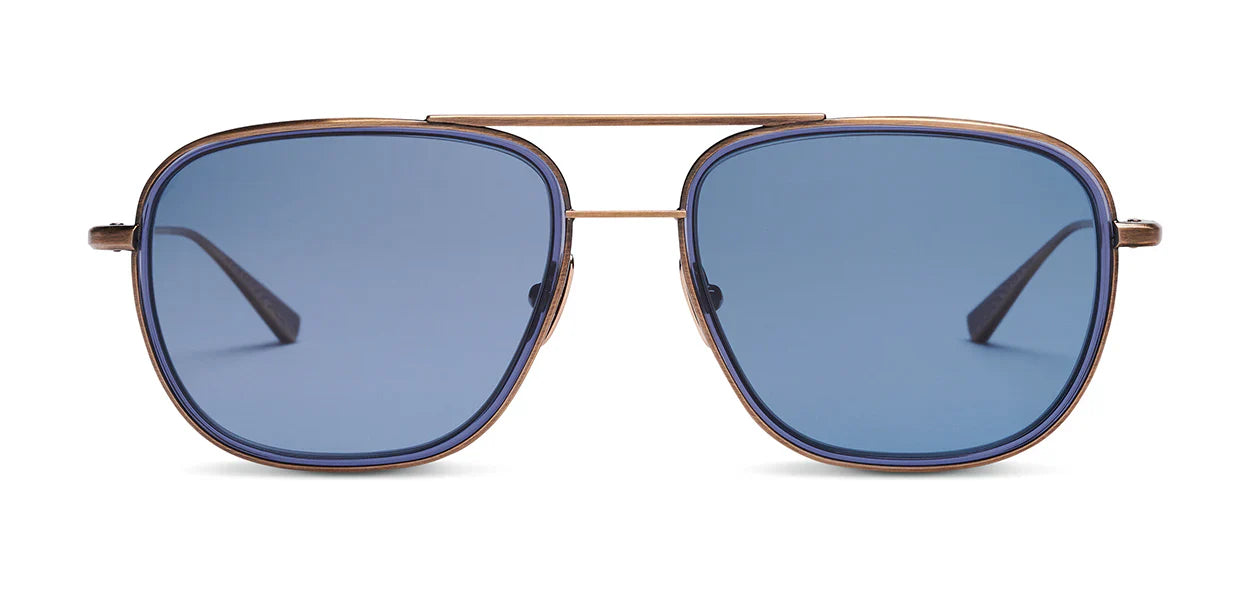 Salt Optics Colorado 55 - Antique Gold/Indigo Blue