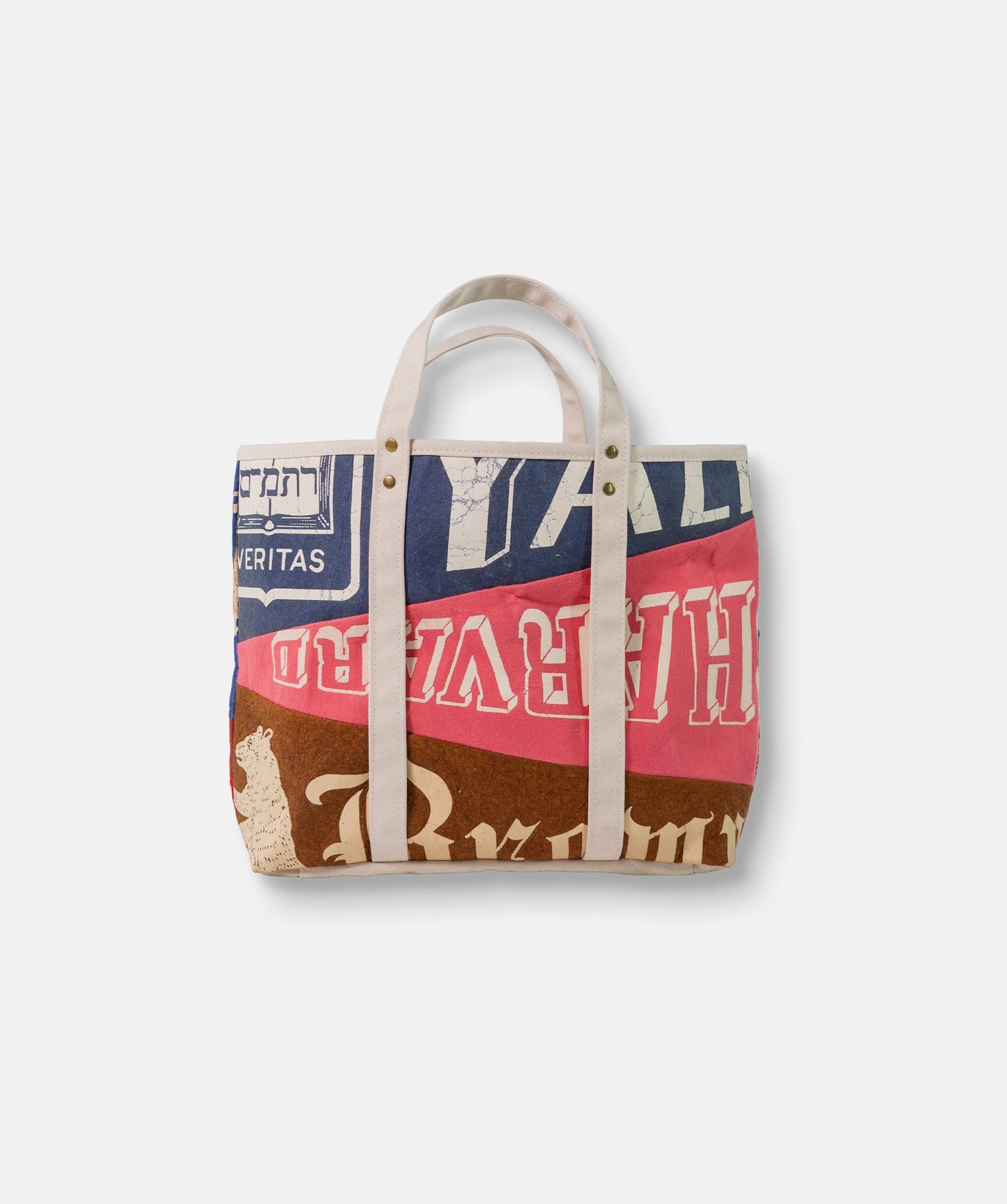 Made-in-USA Handmade Vintage Pennant Tote