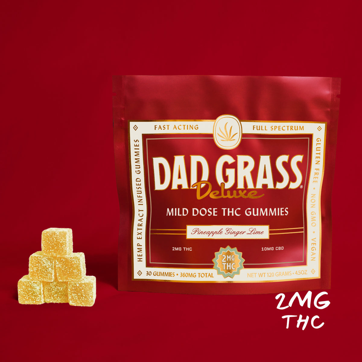 Dad Grass Deluxe THC + CBD Gummies