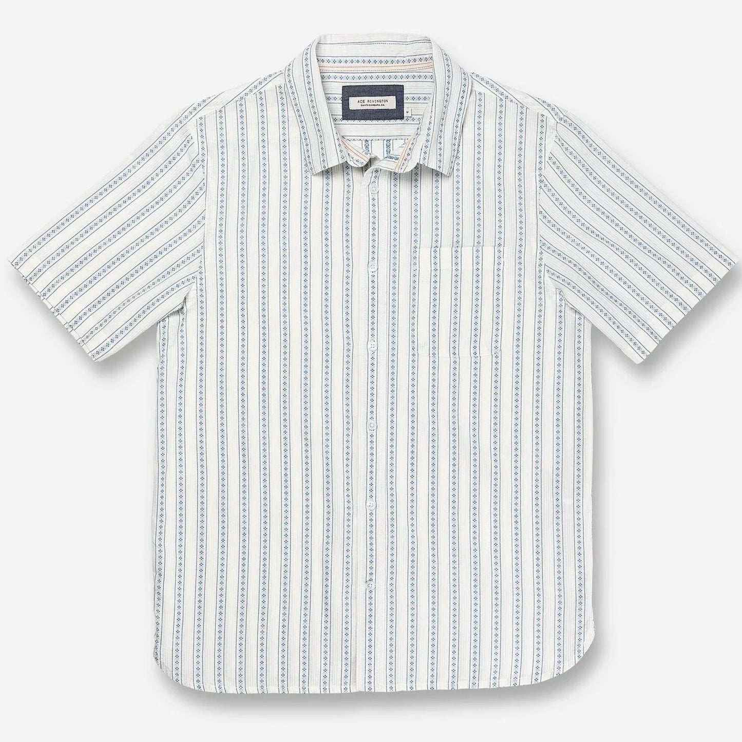Light Weight Tailored Shirt | Diamond Stripe | Ace Rivington