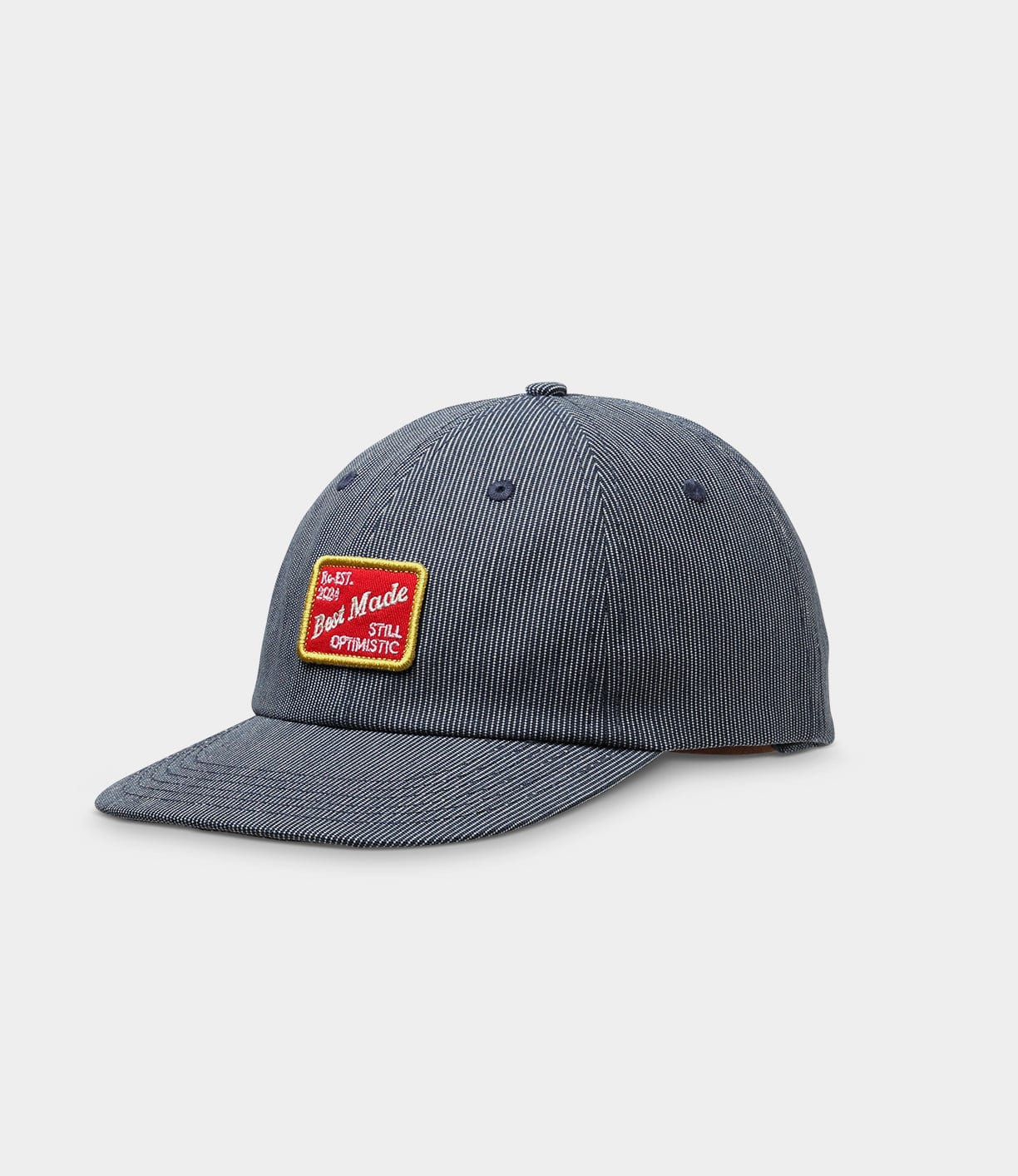 Small Stripe Indigo Ball Cap