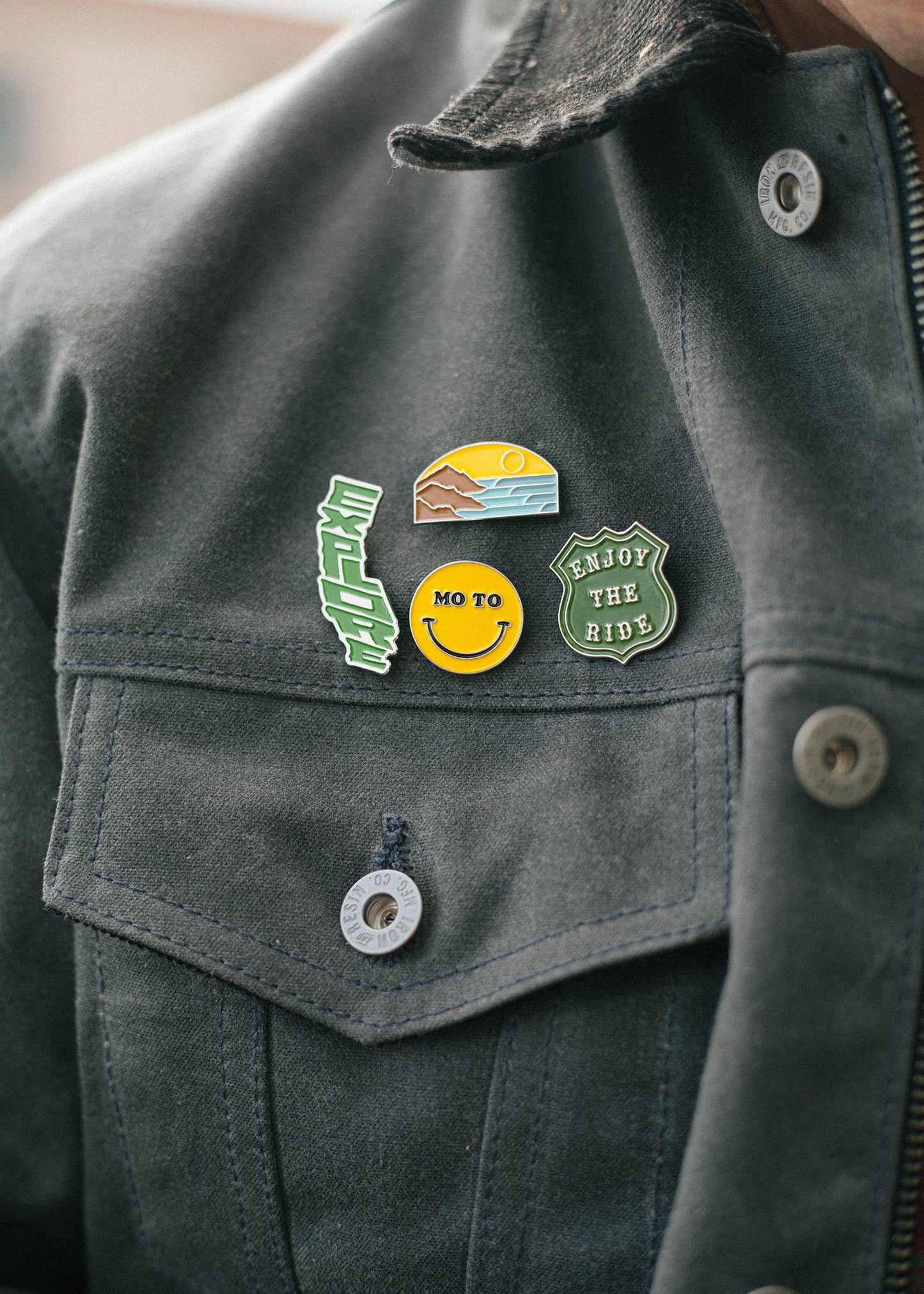 Explore California Enamel Pin