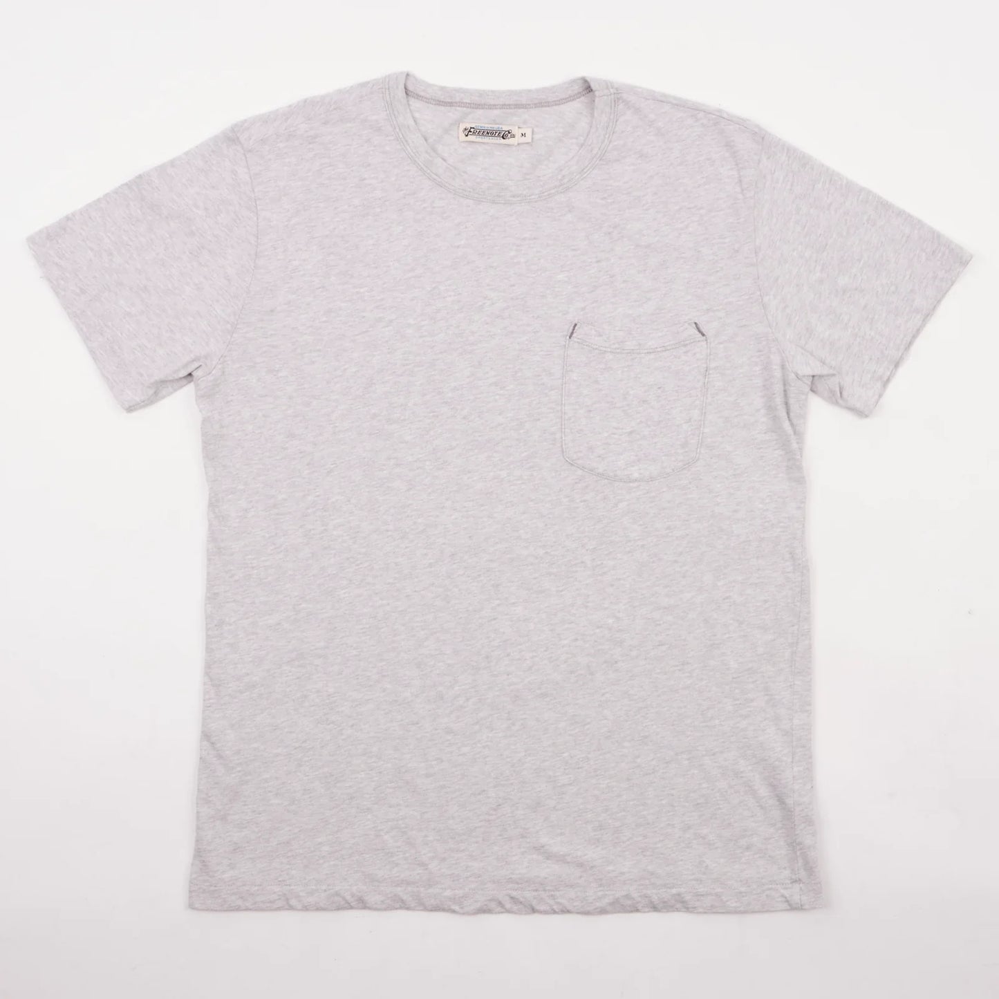 7 oz Pocket Tee | Heather Grey | Freenote Cloth