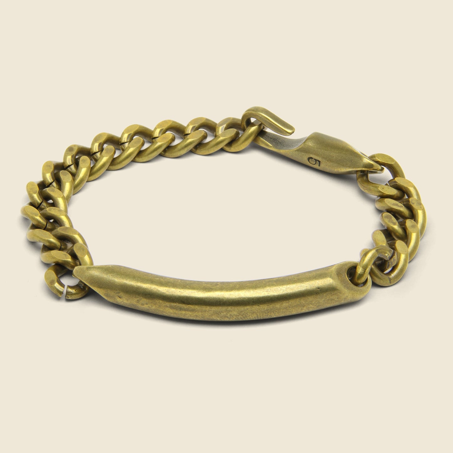 ID Chain Bracelet - Brass