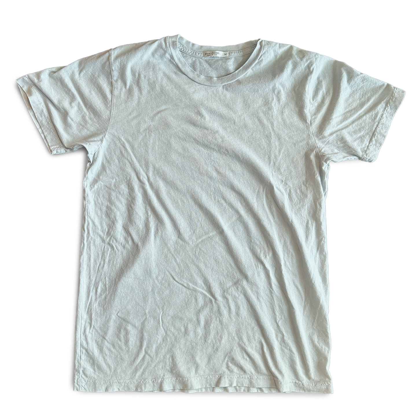 Ringspun Jersey Short Sleeve Tee - Bleached Blue