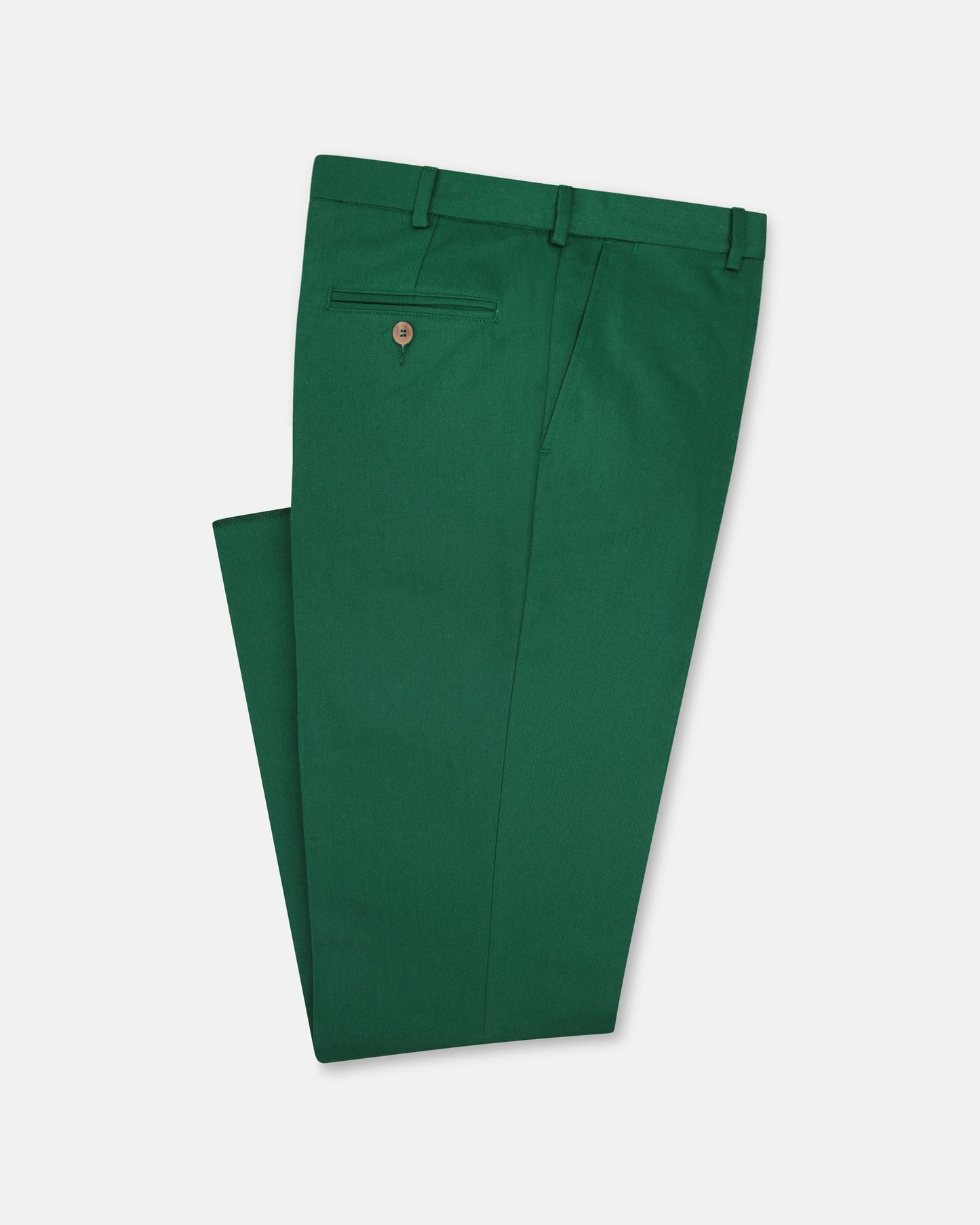 Made-in-USA Bottle Green Washed Twill Chino Pant