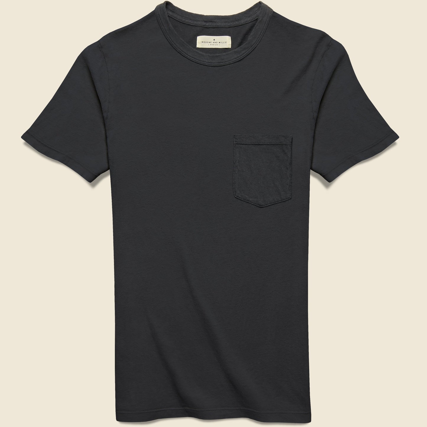 Pocket Tee - Faded Black