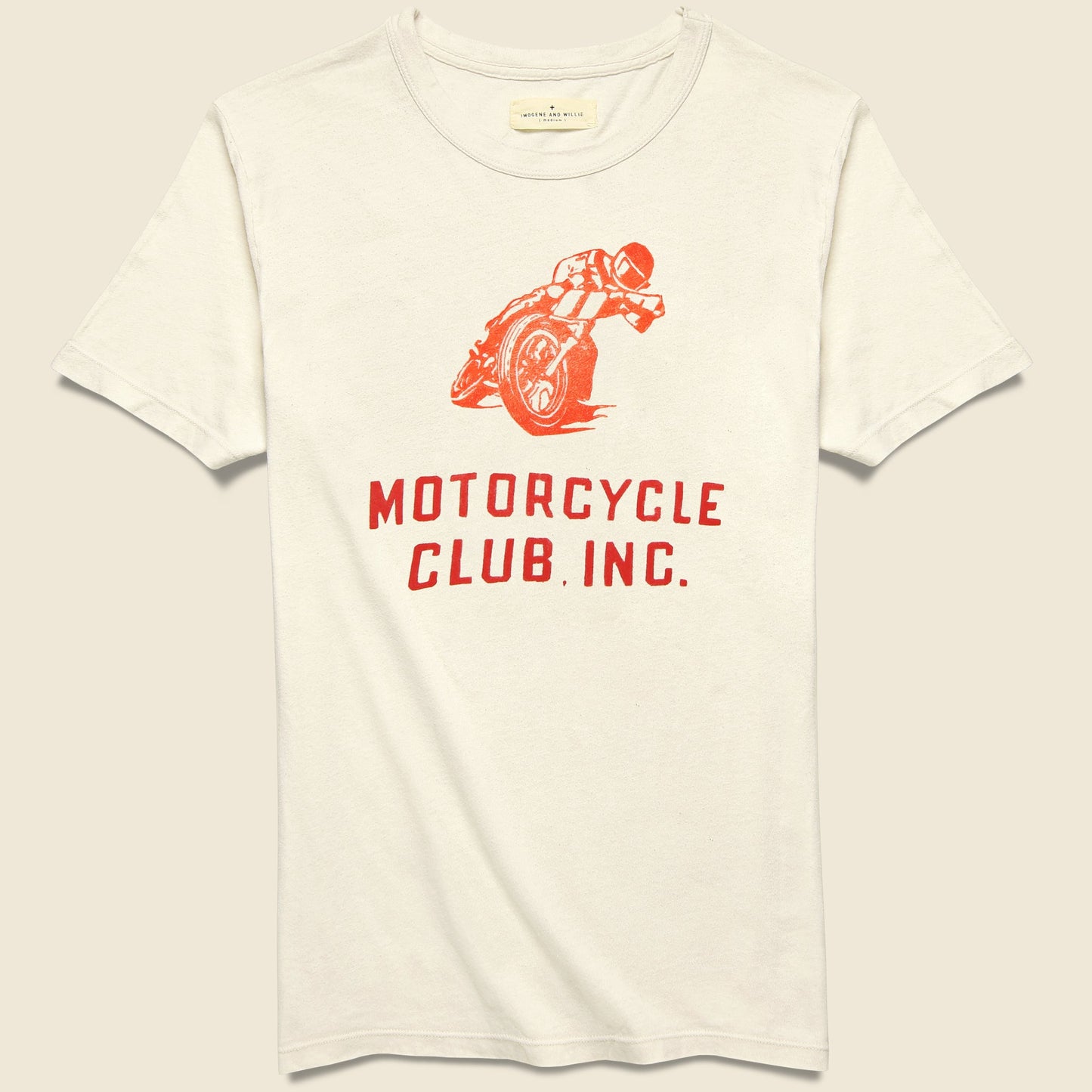Motorcycle Club Tee - White