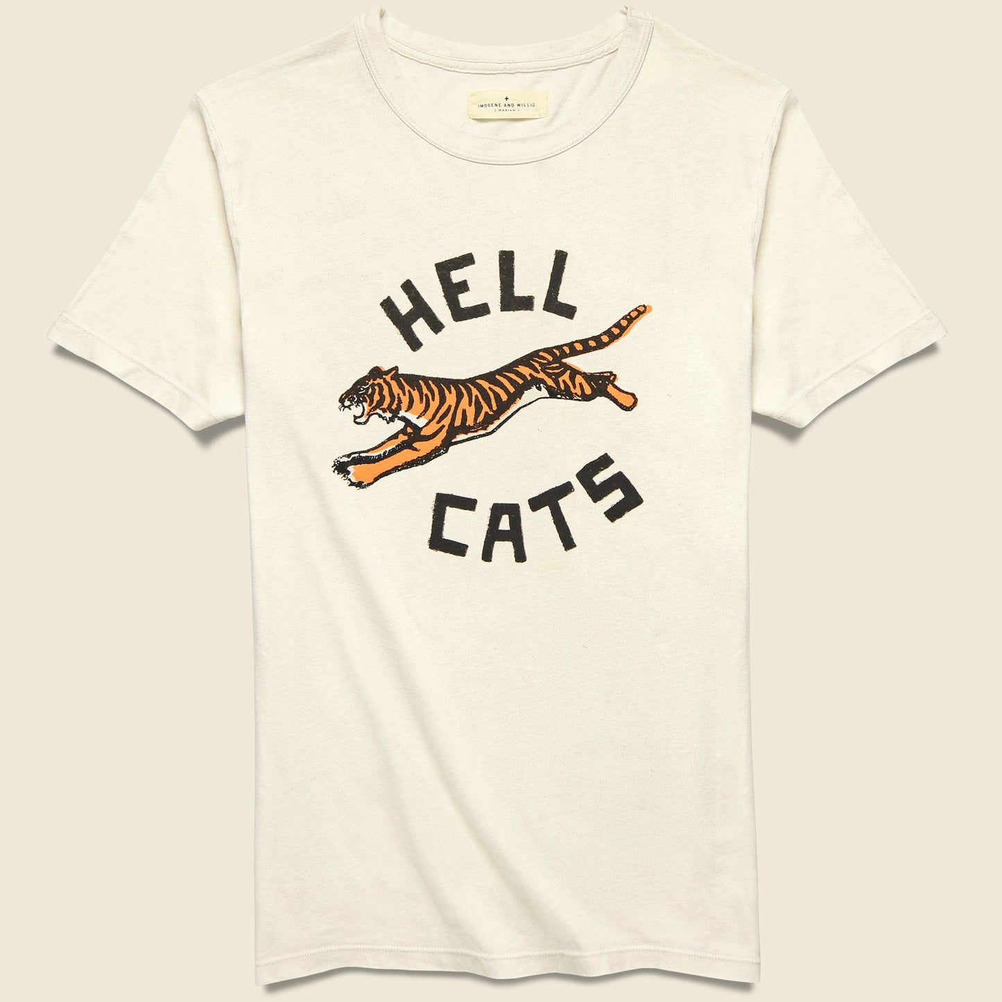 Hell Cats Tee - Vintage White