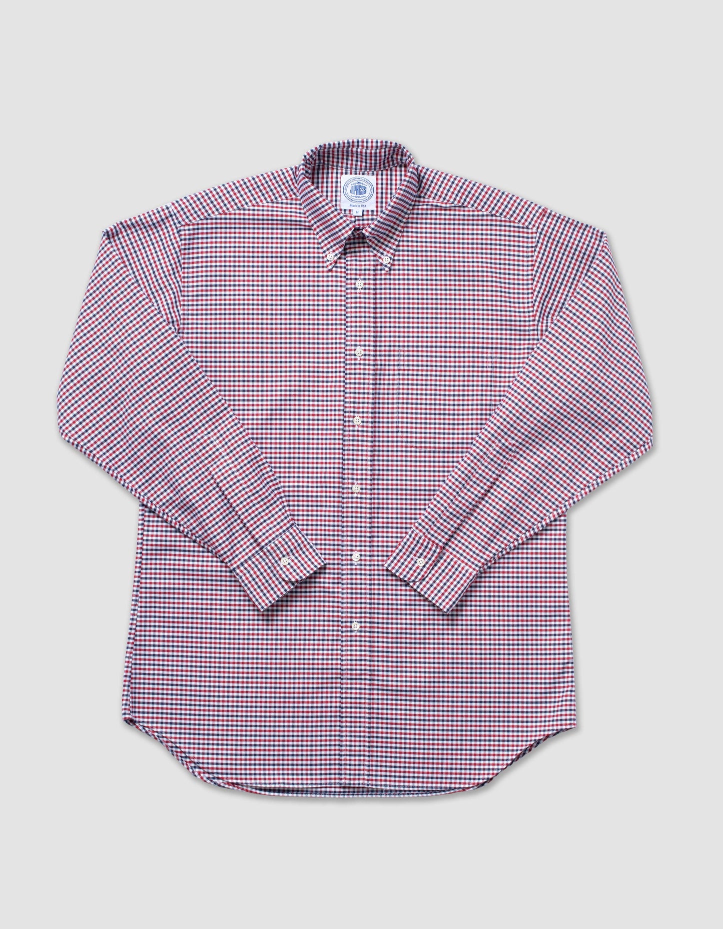 RED/NAVY TATTERSALL SHIRT