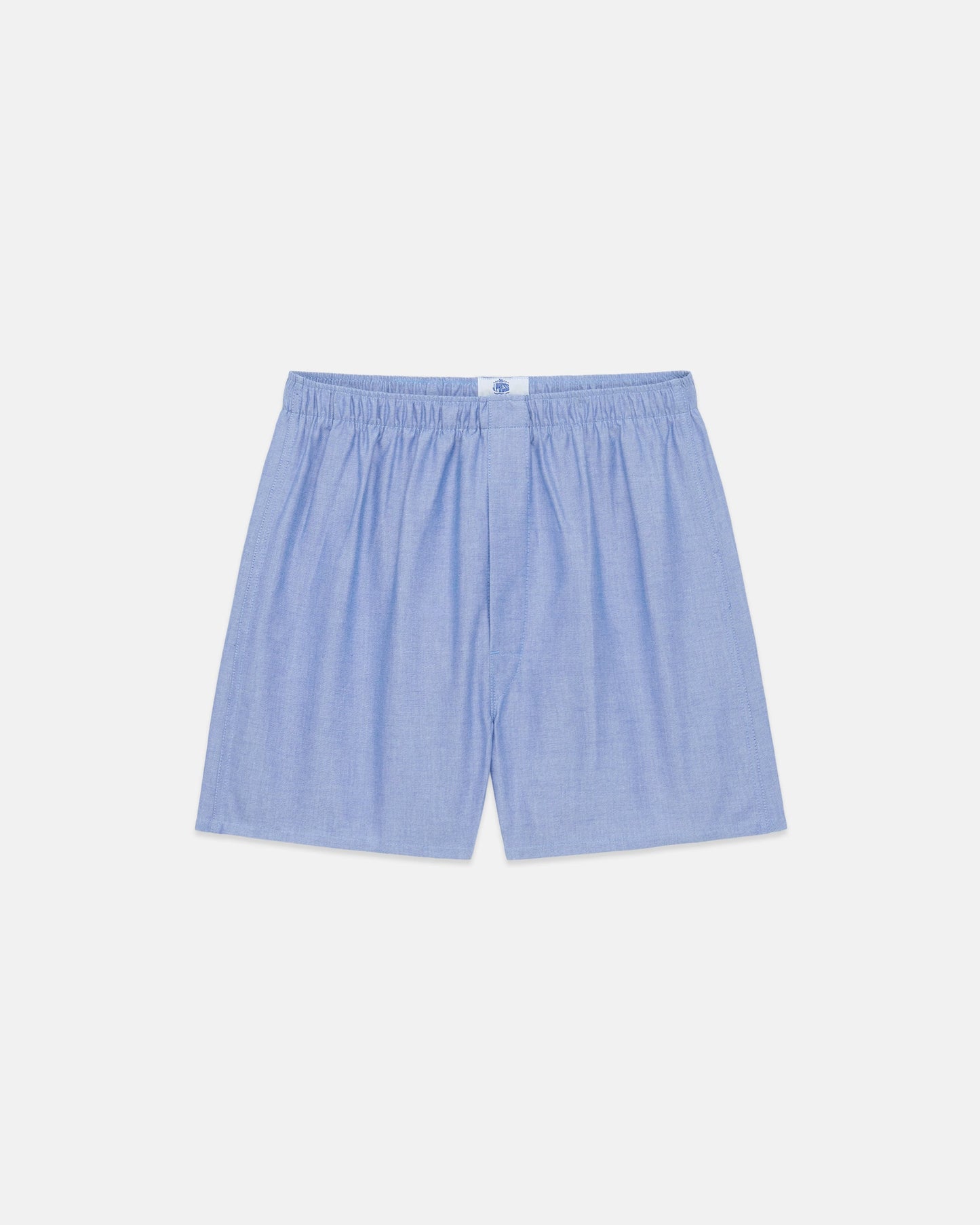 Made-in-USA Blue Oxford Cloth Boxers