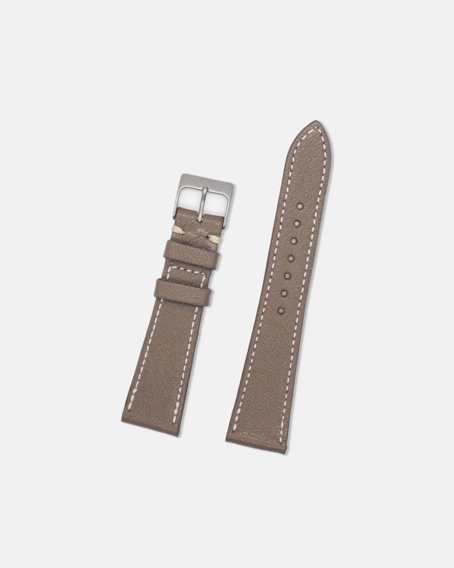 Made-in-USA Grey Goat Leather Watch Strap