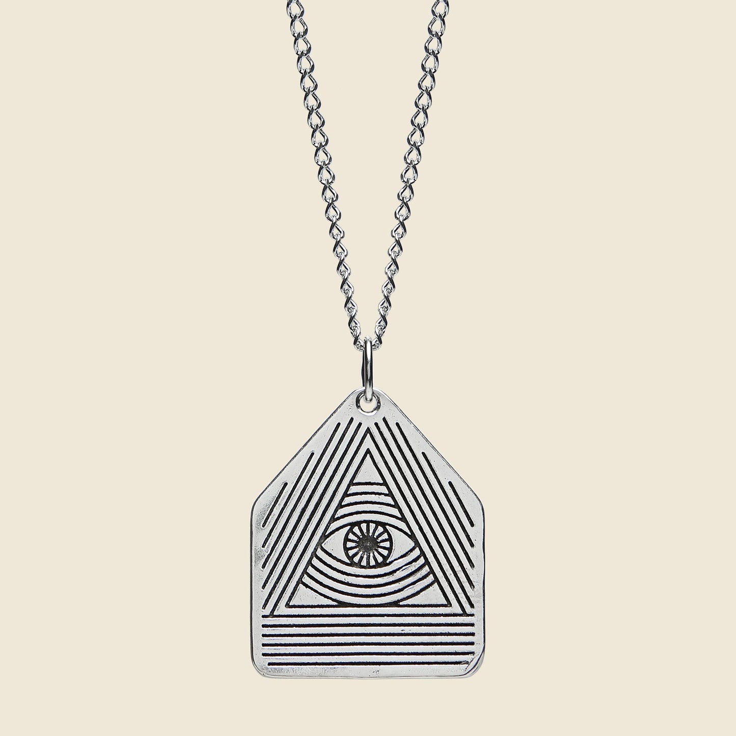 All Seeing Eye Pendant - Silver
