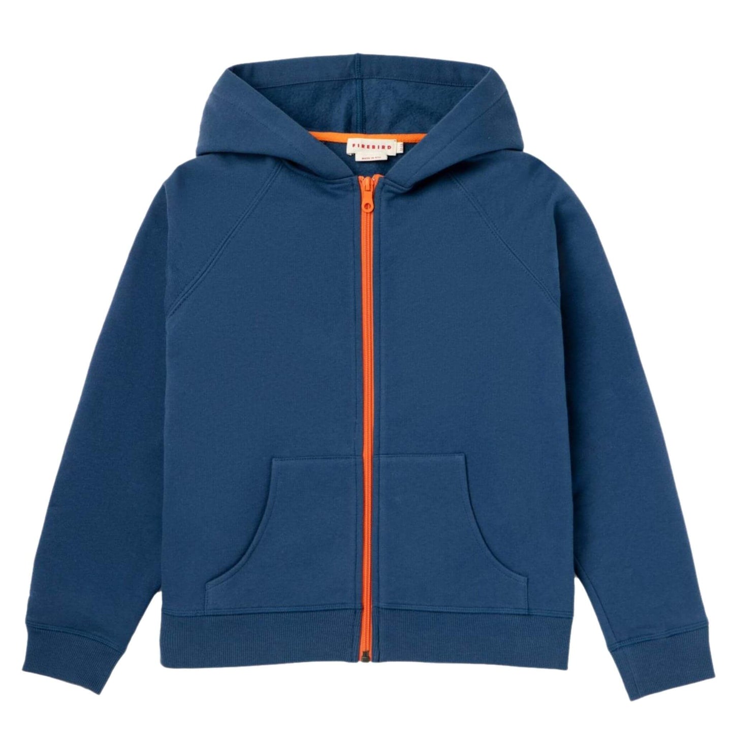Navy Fleece Zipped Hoodie