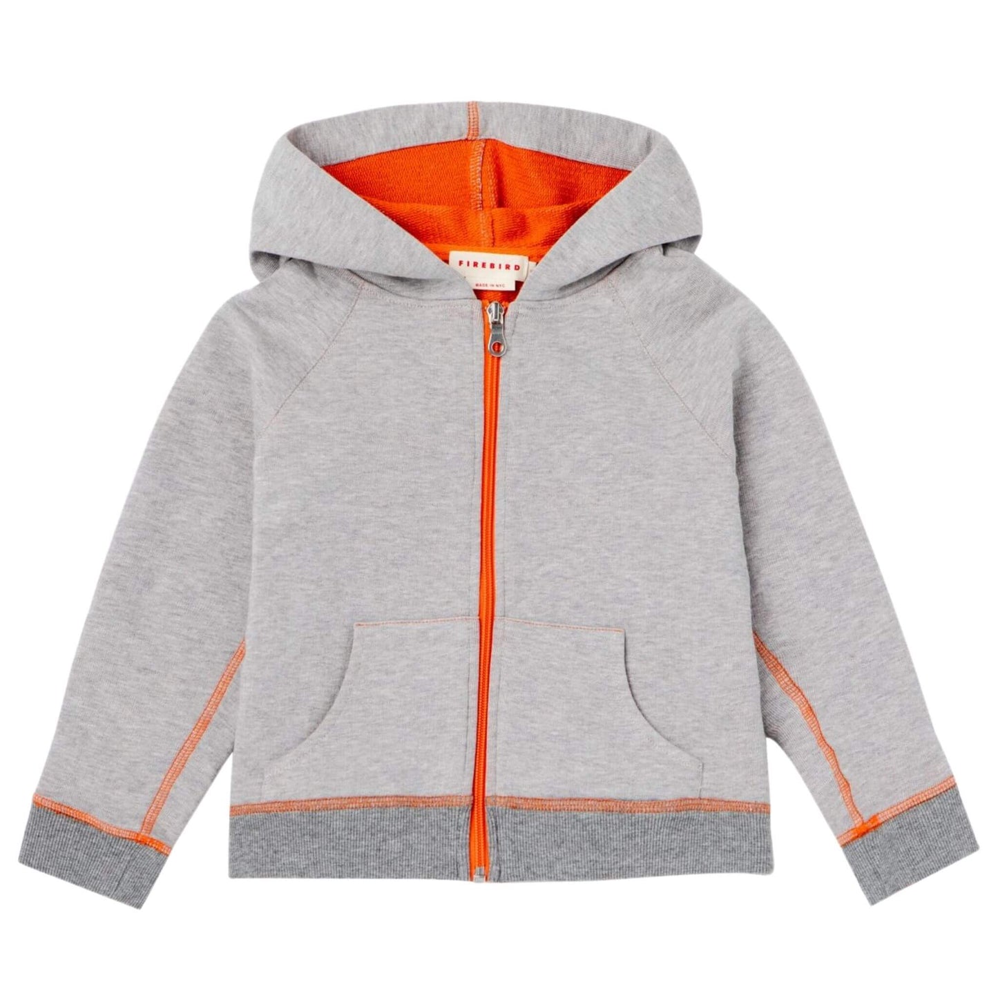 French Terry Zipped Hoodie
