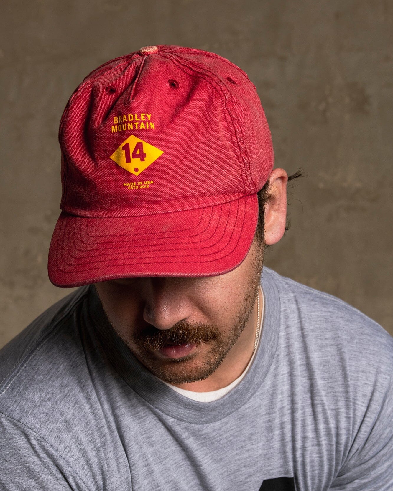 14 Year Garage Hat - Washed Red