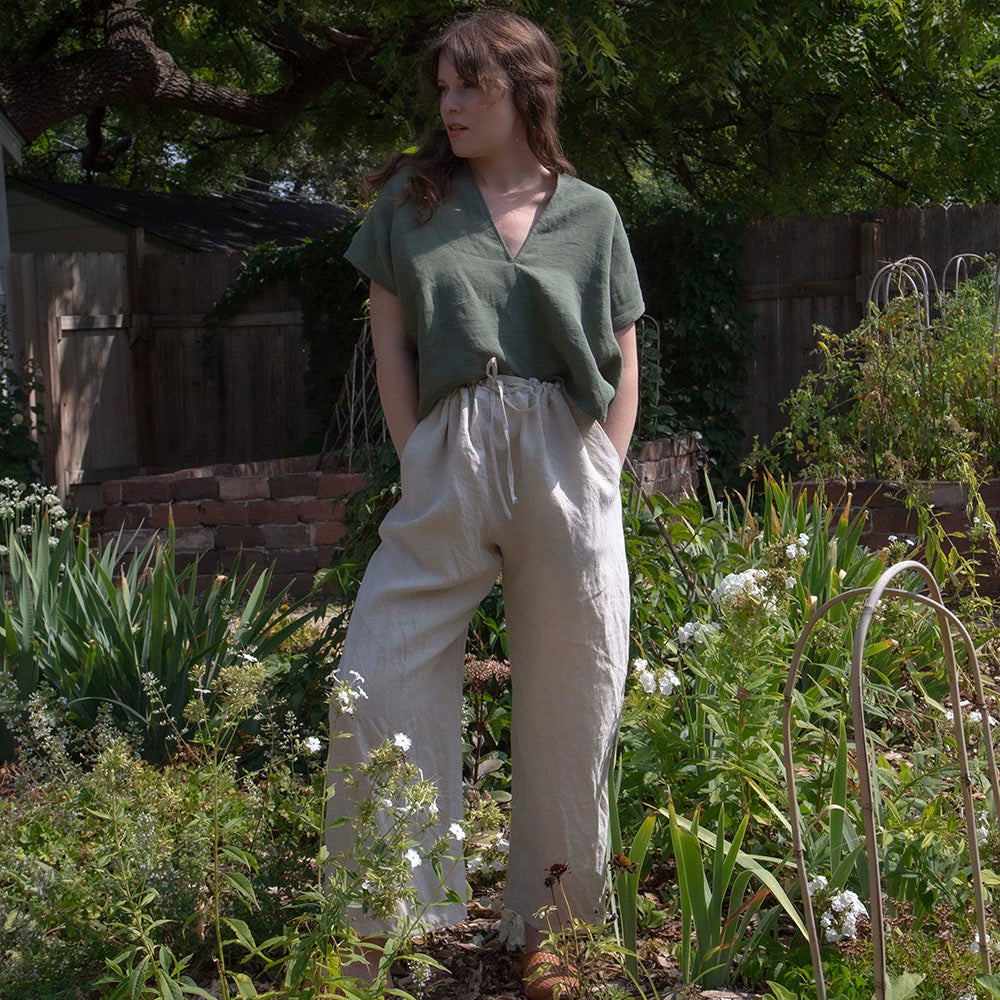 Double V Cropped Top