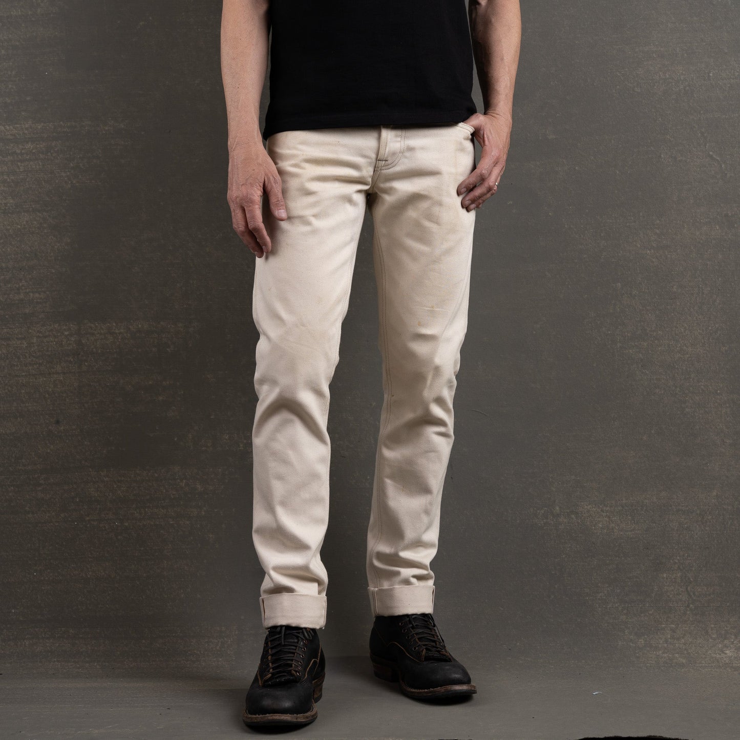 Slim Straight 12oz Desert Bone Japan Selvage Denim