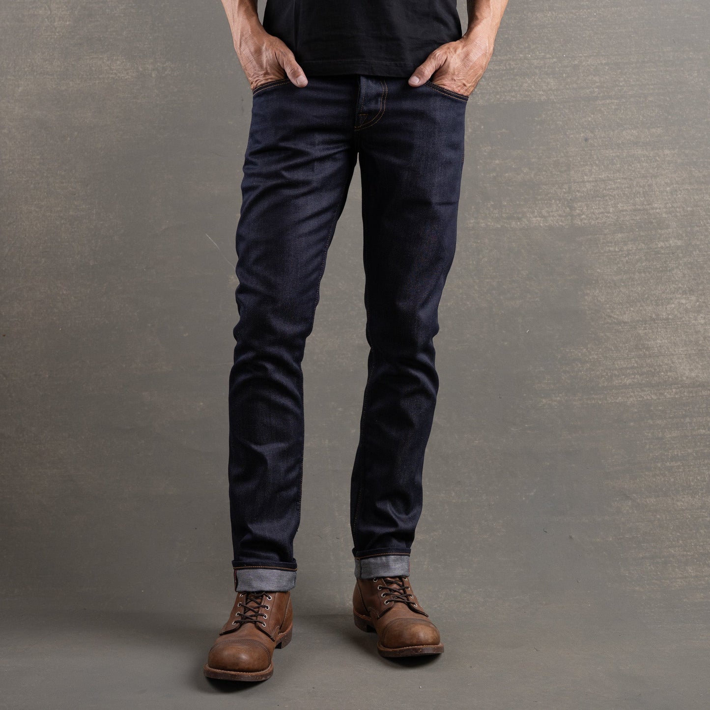 Strongman 9oz Red Sun Selvage Denim