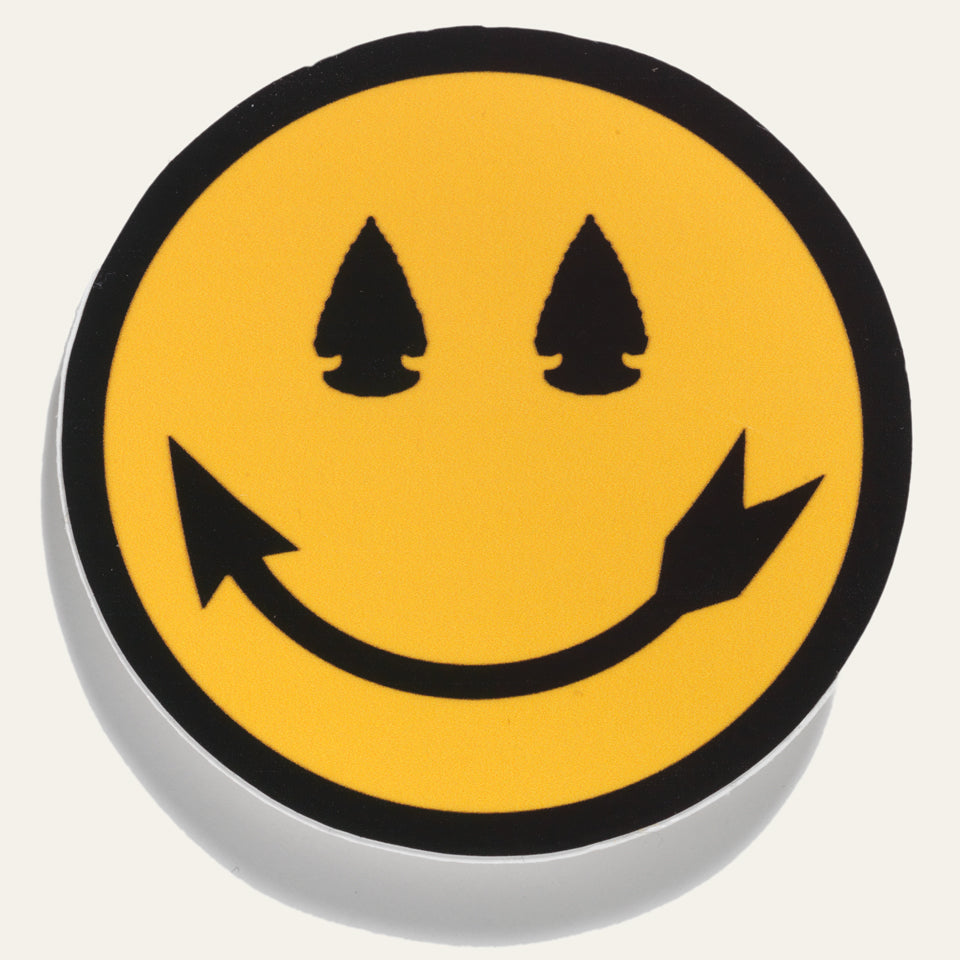 Steven Paul Judd Smiling Arrowhead Sticker