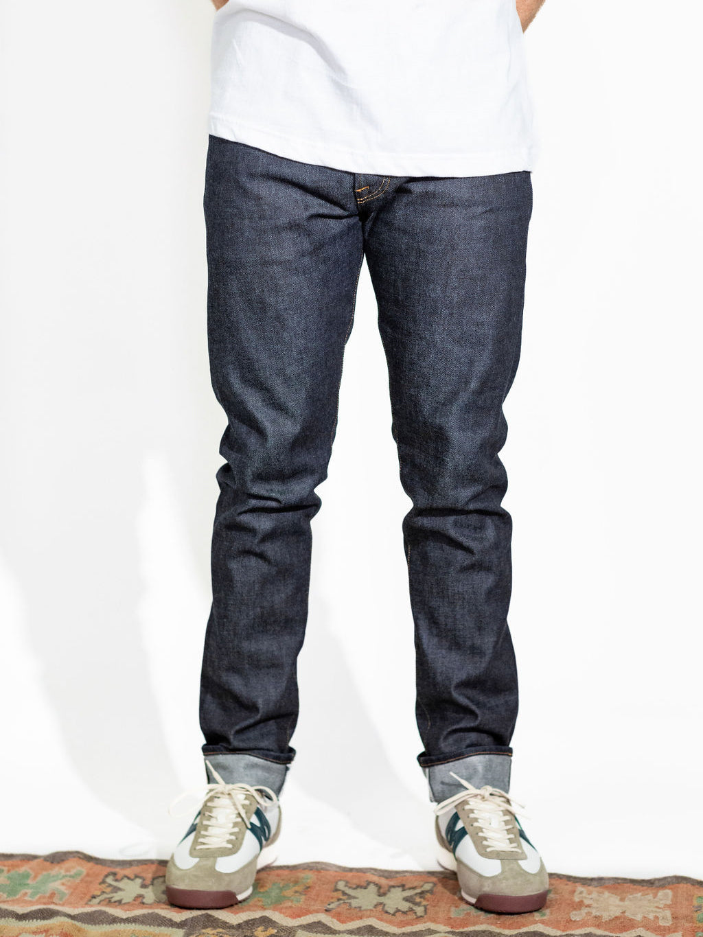 Indigofera - Nash 13 oz 29 Handdip Selvedge Slim Fit High Rise Jeans