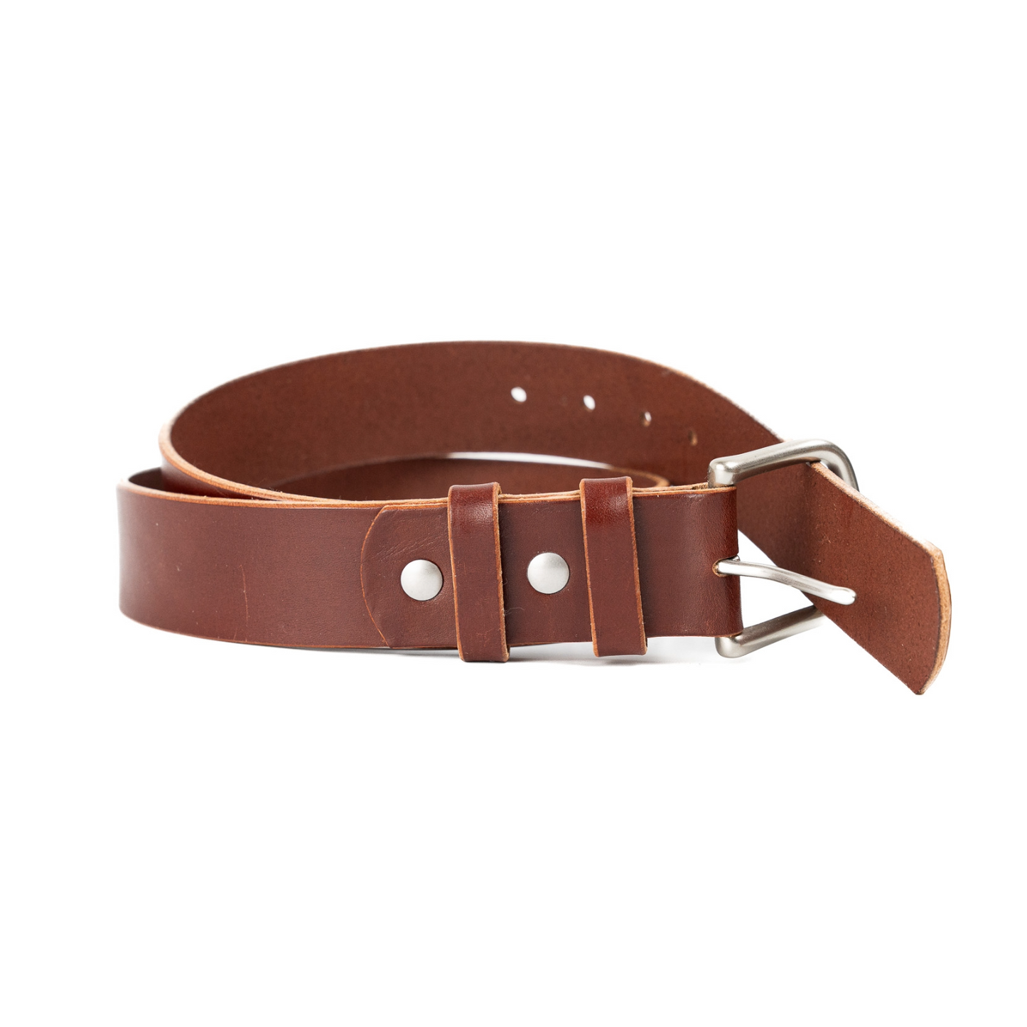 British Brown English Bridle Leather Belt