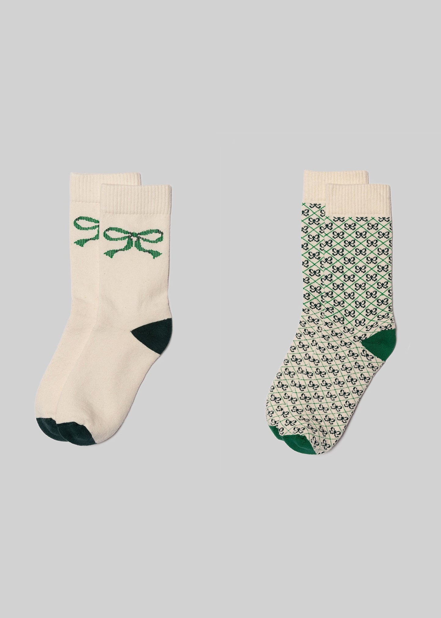 Women's Bow Sock (2-Pack)
